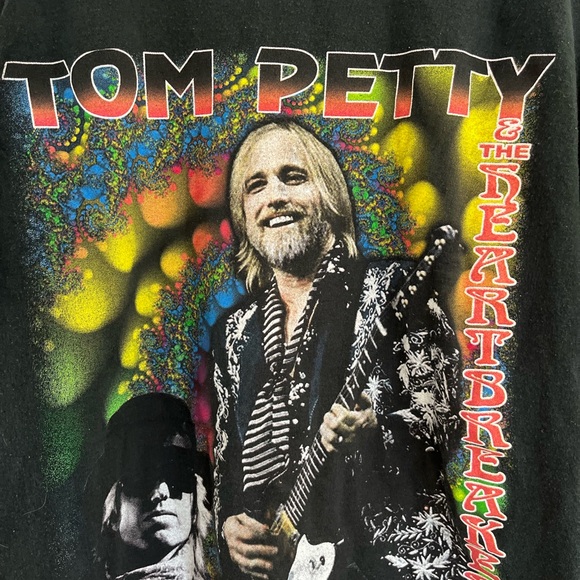 VTG TOM PETTY & THE HEARTBREAKERS Smoking Across America 2005 Tee - Picture 2 of 9